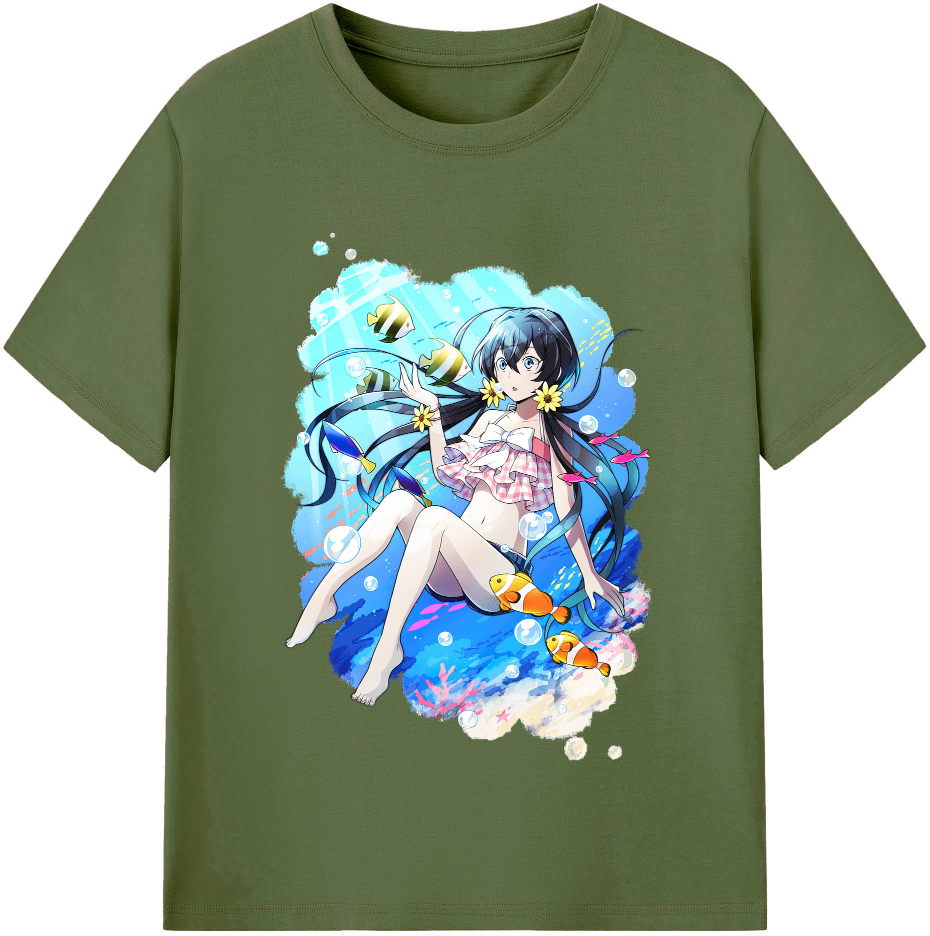 （画像用） 文豪ストレイドッグス Bungo Stray Dogs 綿100％半袖Tシャツ（フロントプリント）